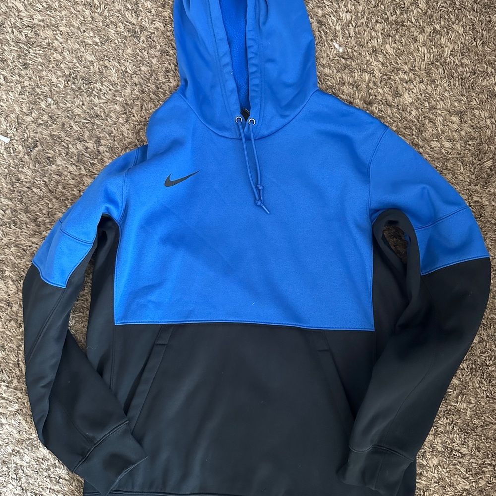 Nike Two-Tone Blue and Black Hoodie